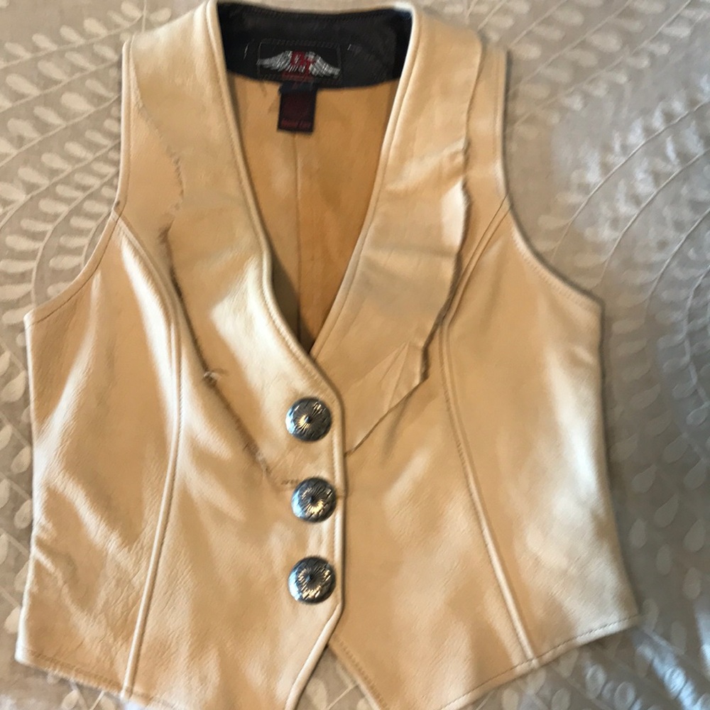 Ladies Leather Vest